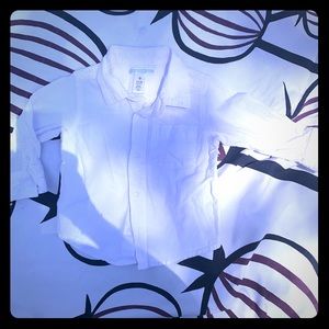 Baby Boys Gap Button Down, Bright White